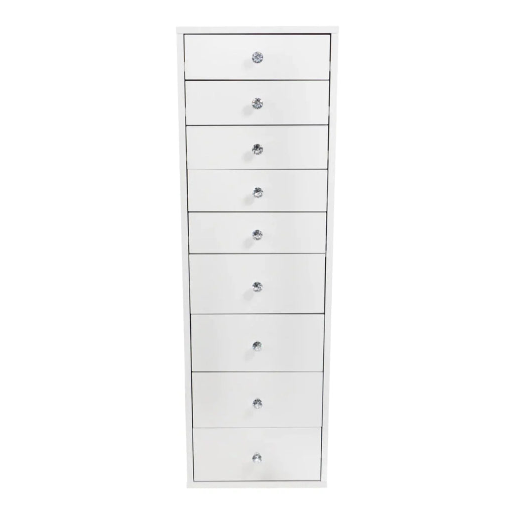 Light Pink 9 Drawer Makeup Vanity Storage K308