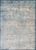 Lt. Blue Ivory Rug 6'7 x 9'2 F9375