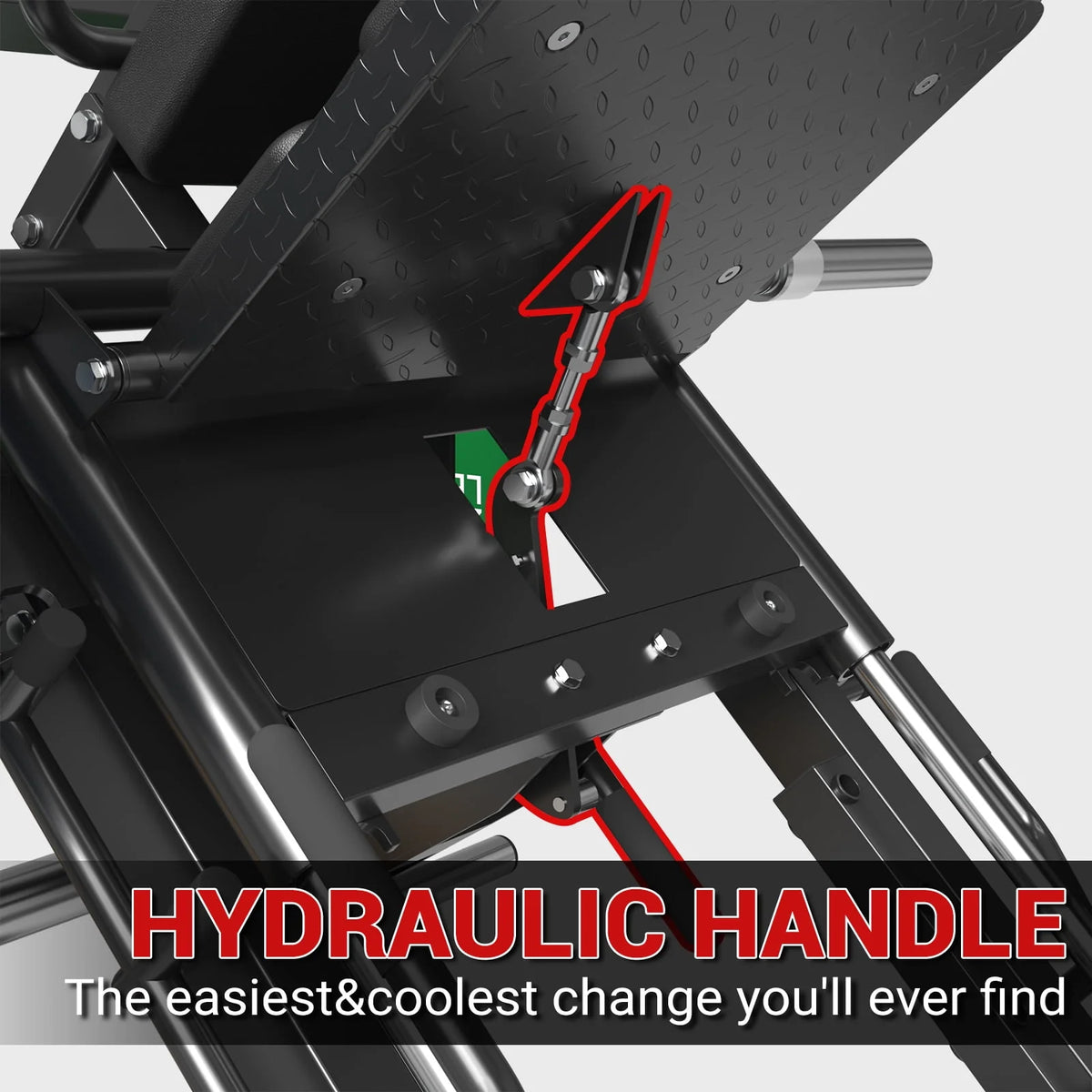 Leg Press Hack Squat Machine with Weight Storage U191325