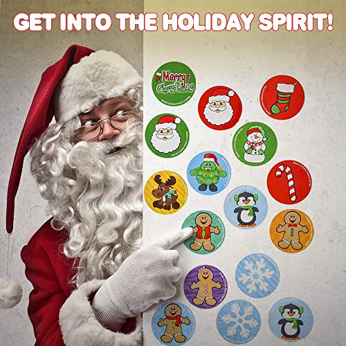 Christmas Sticker Roll 500 Stickers Y625375