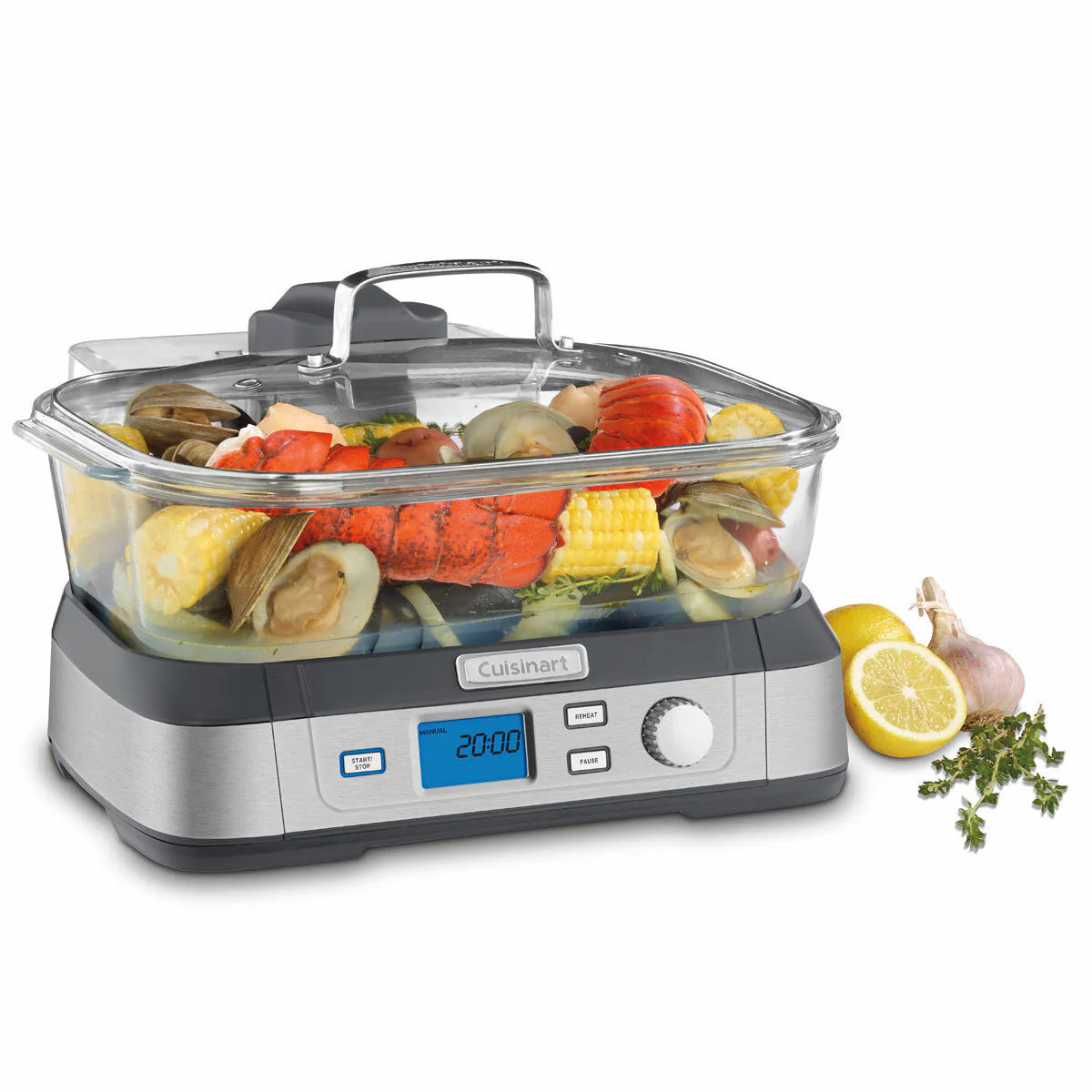 Glass Food Steamer M44872