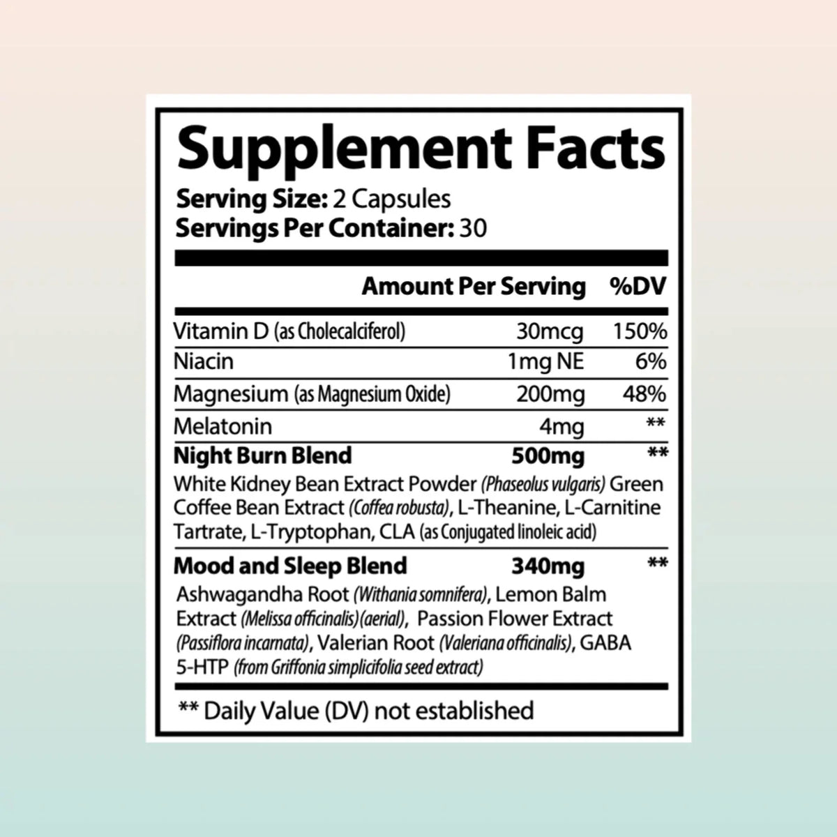 Night Time Fat Burner 3-Pack D614
