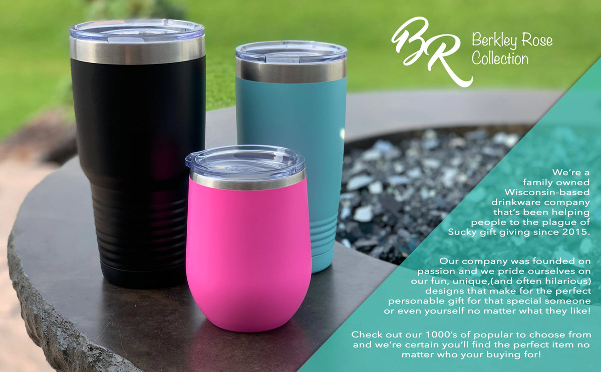 12 oz Engraved Red Wine Cup J113