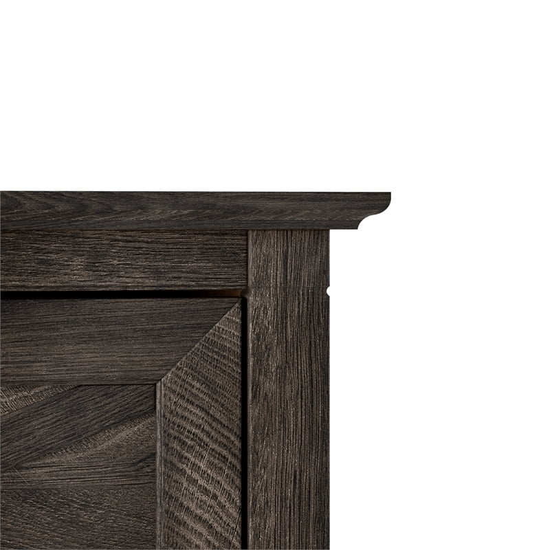 Gray 2 Drawer Wood File Cabinet H88242