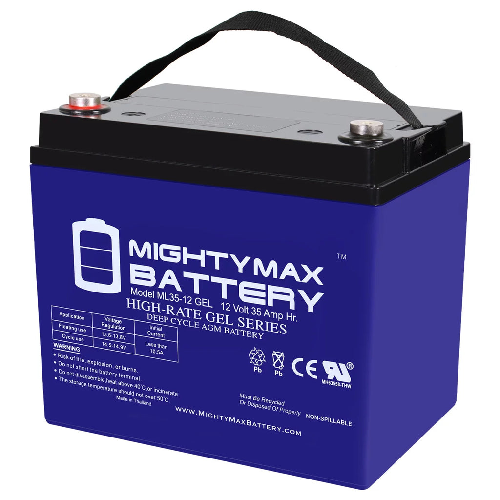 12V 35AH GEL Replacement Battery I826766