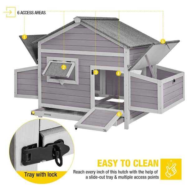 Wooden Chicken Hen House D1816