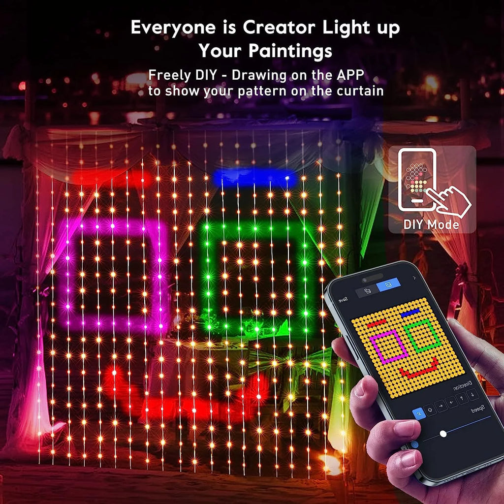 Smart Curtain Lights With App Control P994265