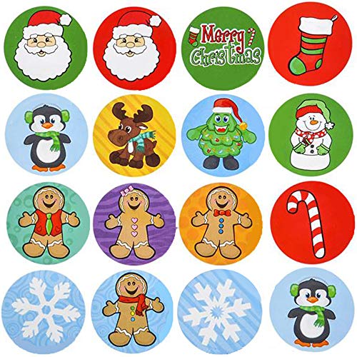 Christmas Sticker Roll 500 Stickers Y625375