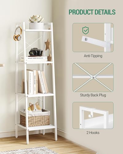 5-Tier Greige Ladder Shelf F4883
