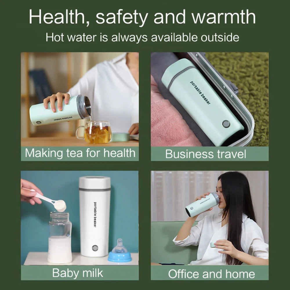 Portable Electric Kettle 350ML Stainless Steel Q6069
