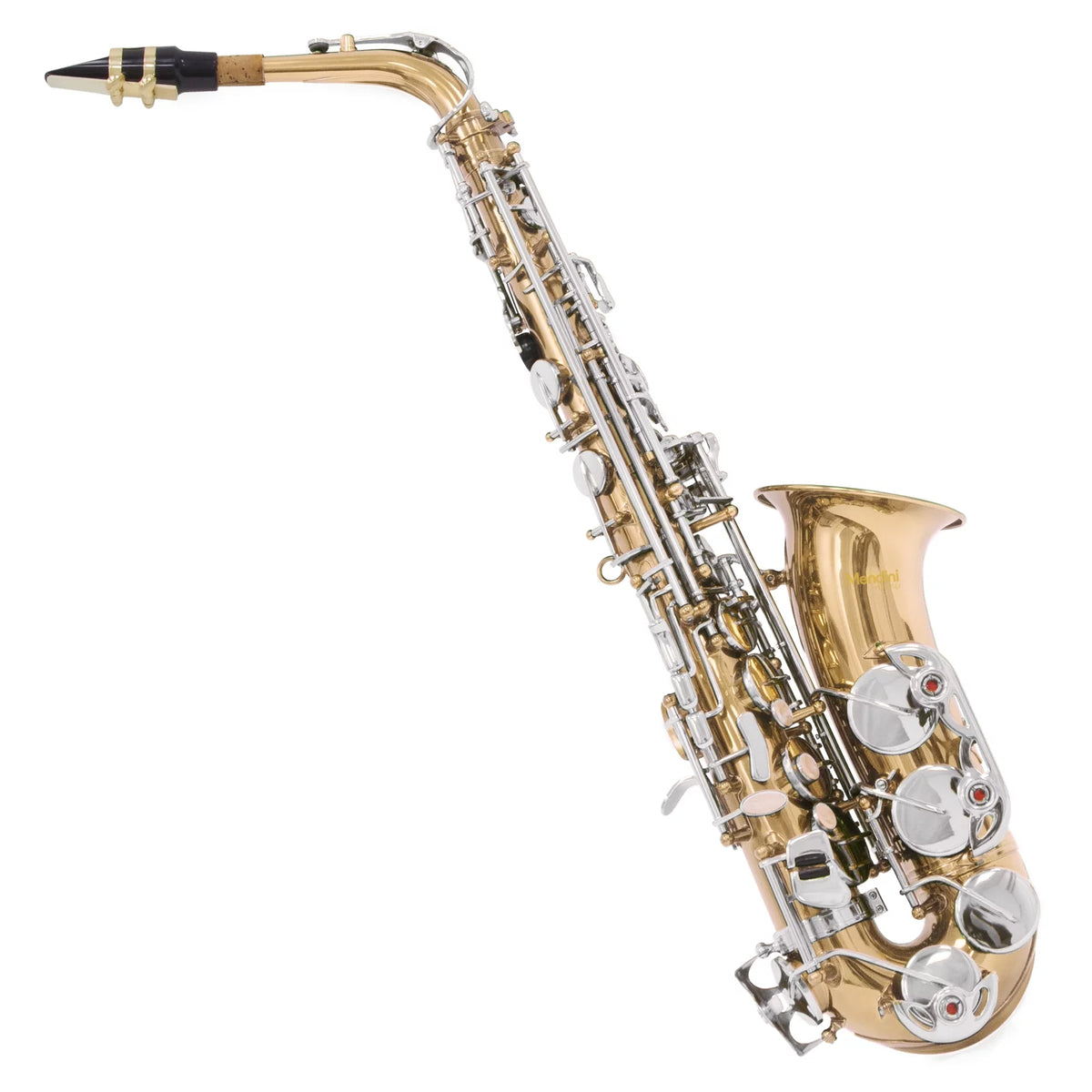 Eb Alto Saxophone with Tuner, Case, Mouthpiece, 10 Reeds T868