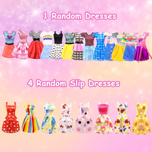 75PCS Doll Clothes and Accessories with Closet for 11.5 Inch Doll X3063