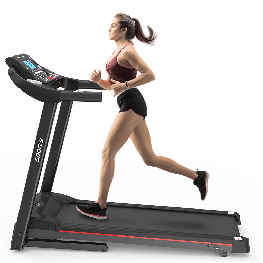 Foldable Treadmill 5 LCD Screen 250 lb Capacity with Bluetooth Z5209