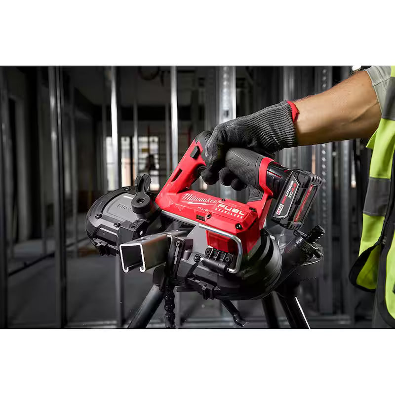 12-Volt Lithium-Ion Cordless Compact Band Saw, Oscillating Multi-Tool and 3 in. Cut Off Saw J561