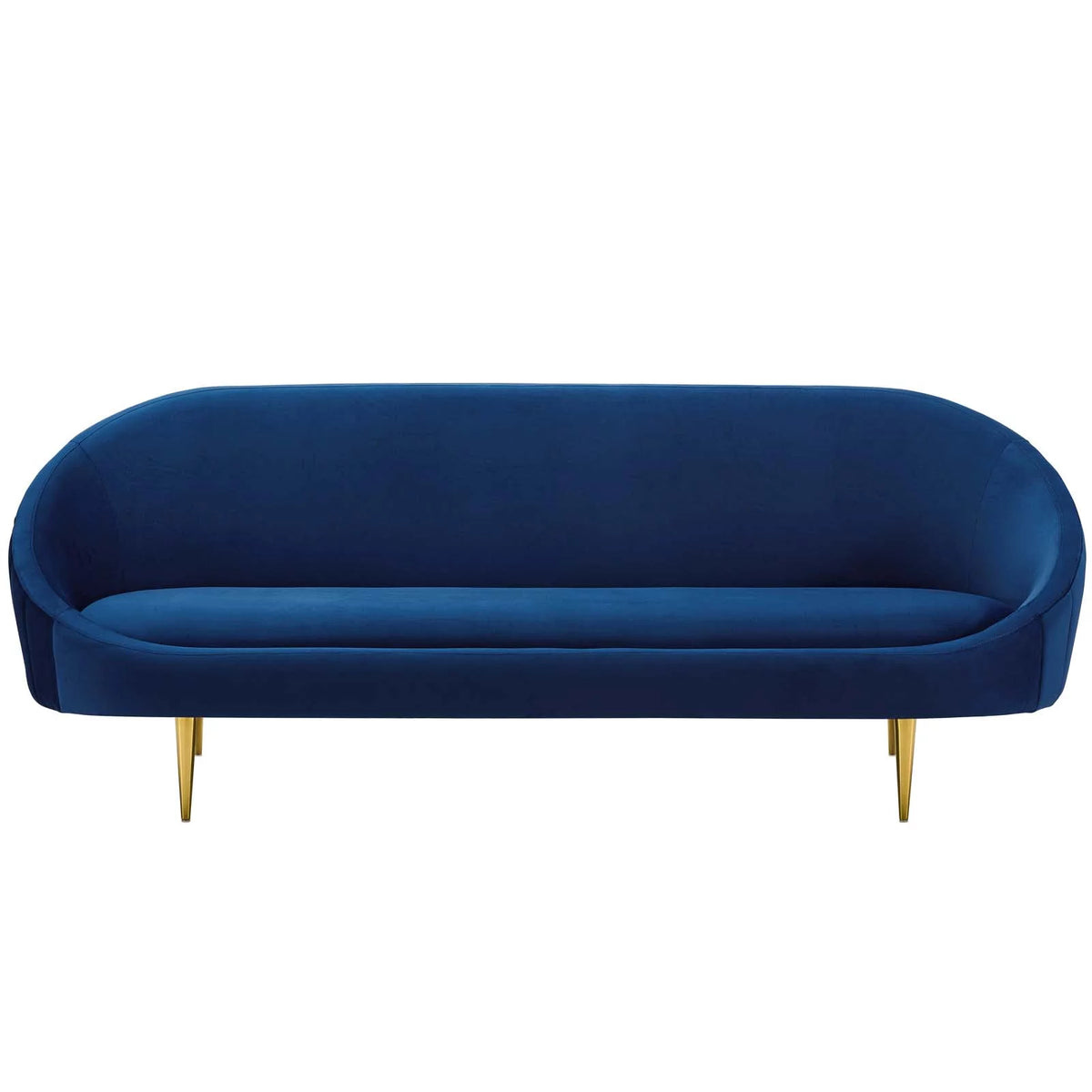 Navy Blue Velvet Sofa B574528