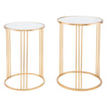 Set Of 2 Nesting Round Tables V553