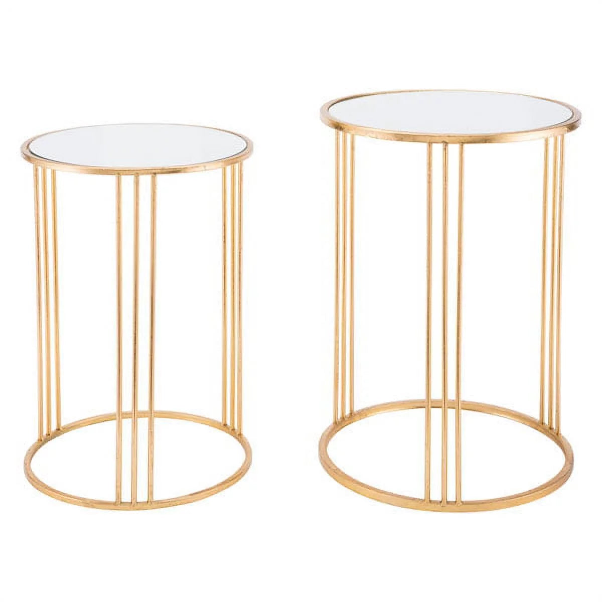 Set Of 2 Nesting Round Tables V553