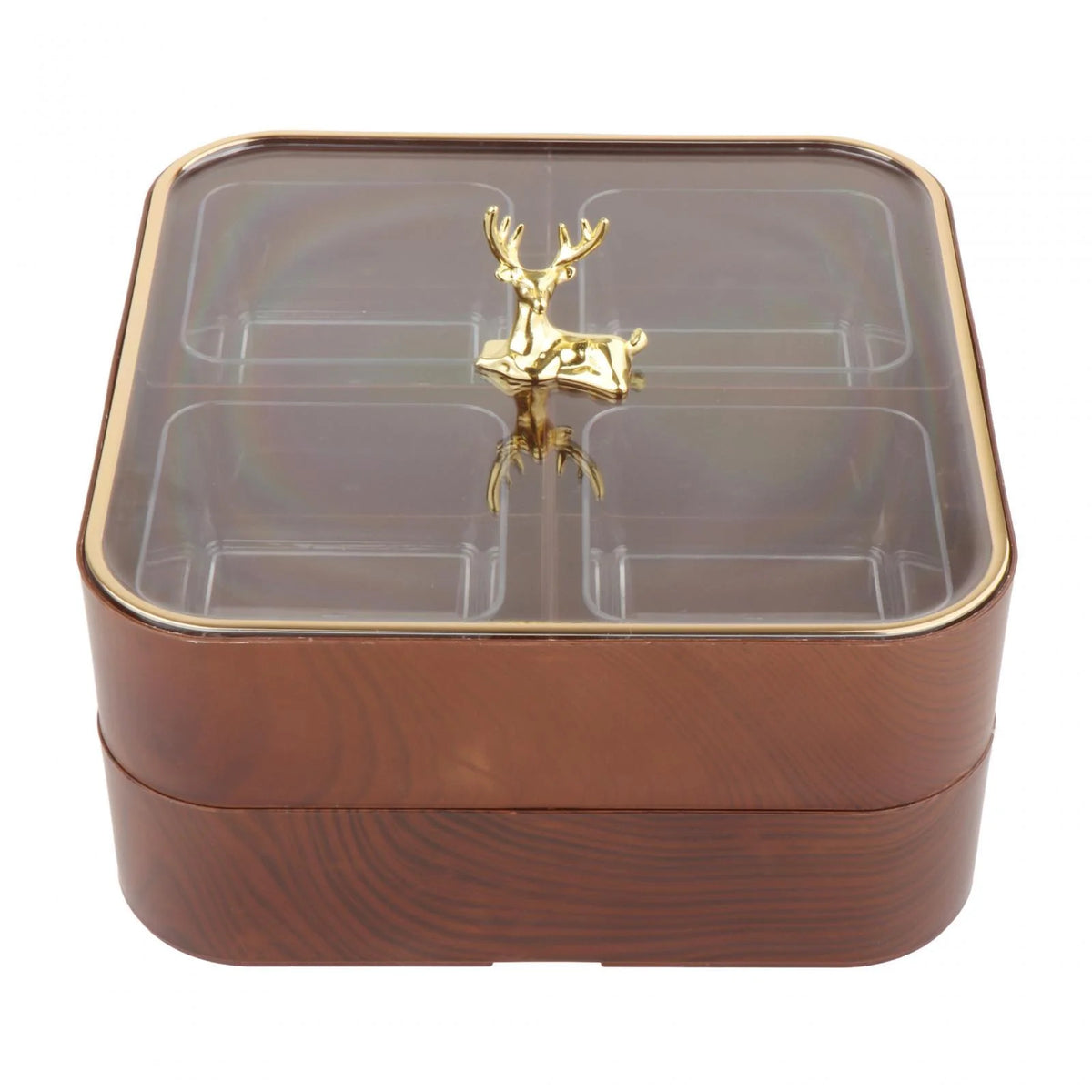 Dried Fruit Snack Candy Tray with Cover P38852