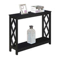 Black Wood Console Table O64777