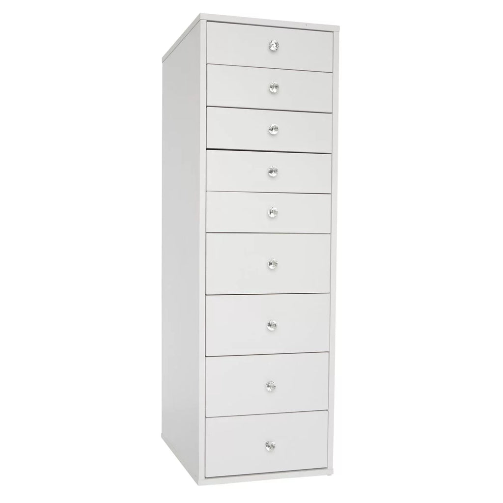 Light Pink 9 Drawer Makeup Vanity Storage K308