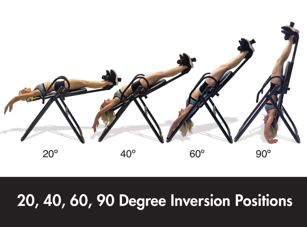Blue Heat and Vibration Massage Inversion Table J24826