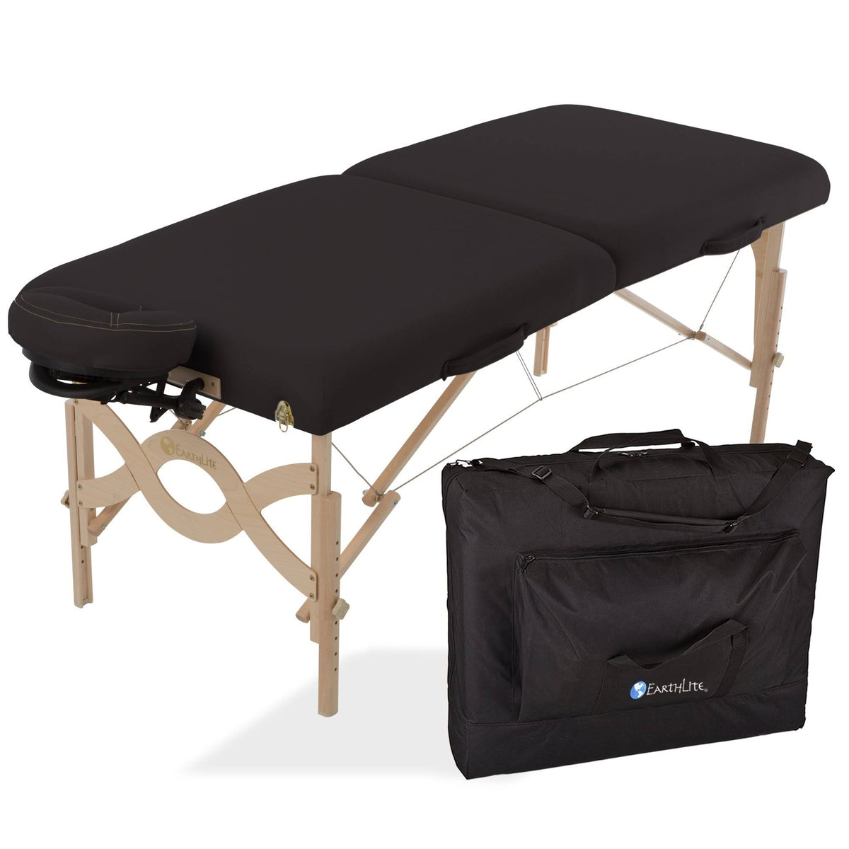 Black Portable Massage Table M7996