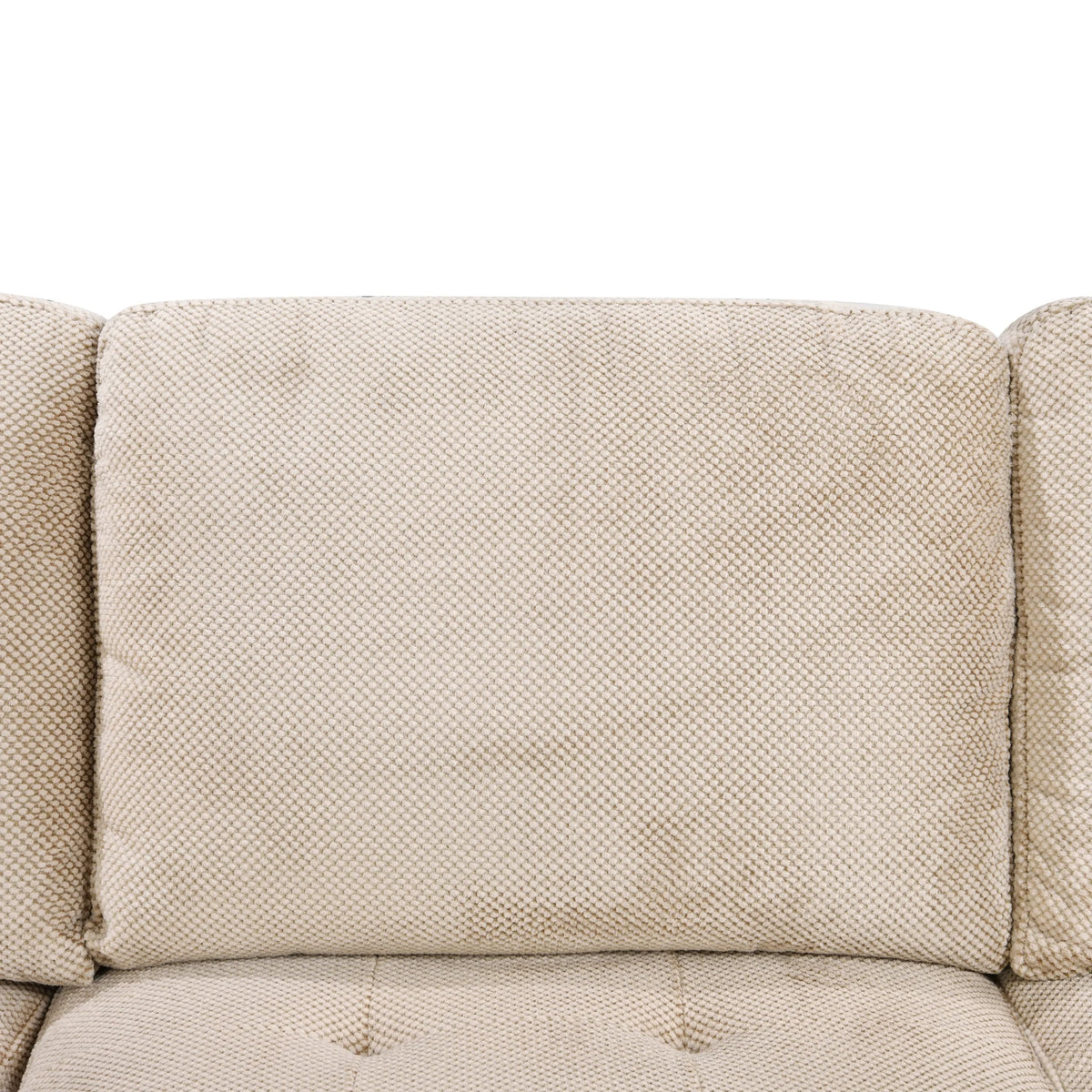Beige Oversized U Shaped Sectional Sofa with Storage Chaise B95515