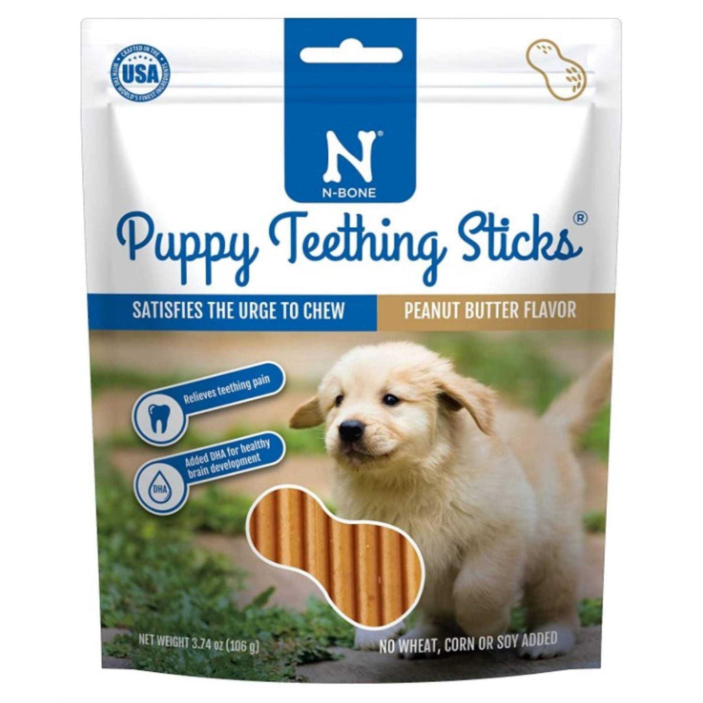 Peanut Butter Flavor Puppy Teething Sticks Y164