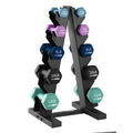 Neoprene Dumbbell Weight Set with Rack Z401988