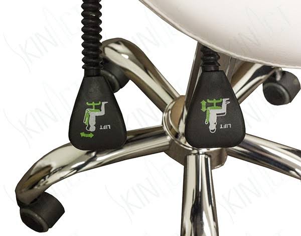 White Saddle Stool L906414