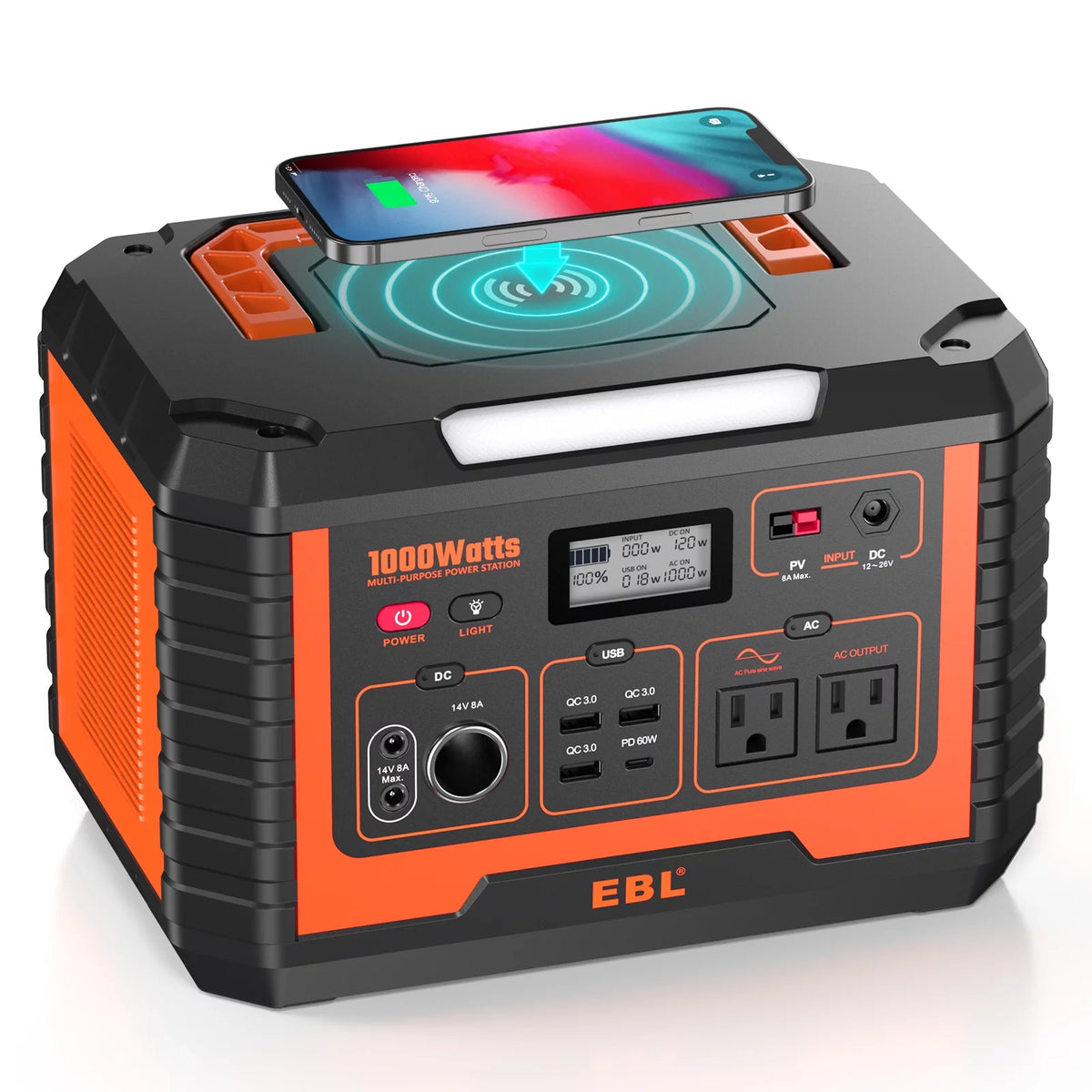 1000W Portable Solar Power Station S4878