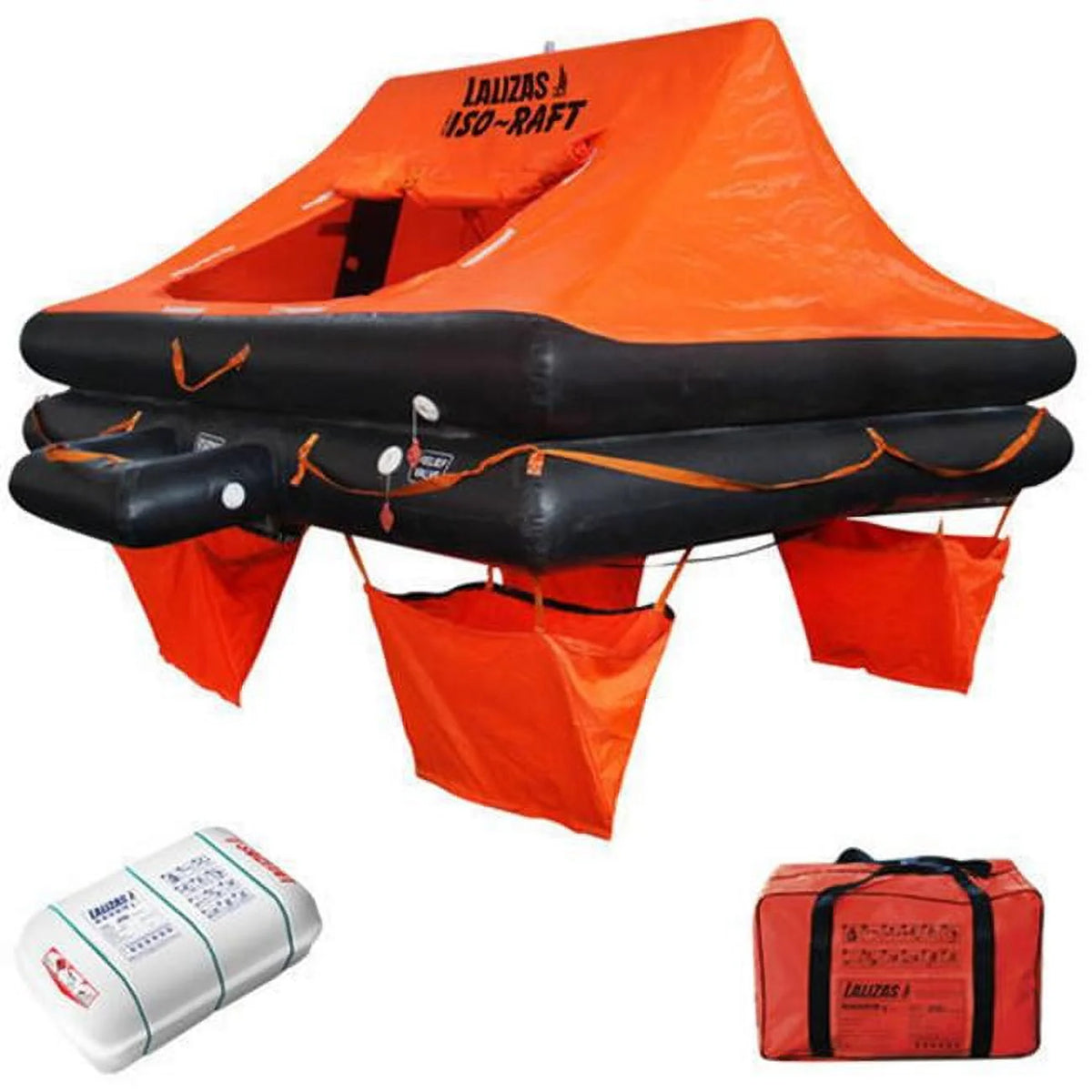 Orange 6 Person Offshore Raft X2304