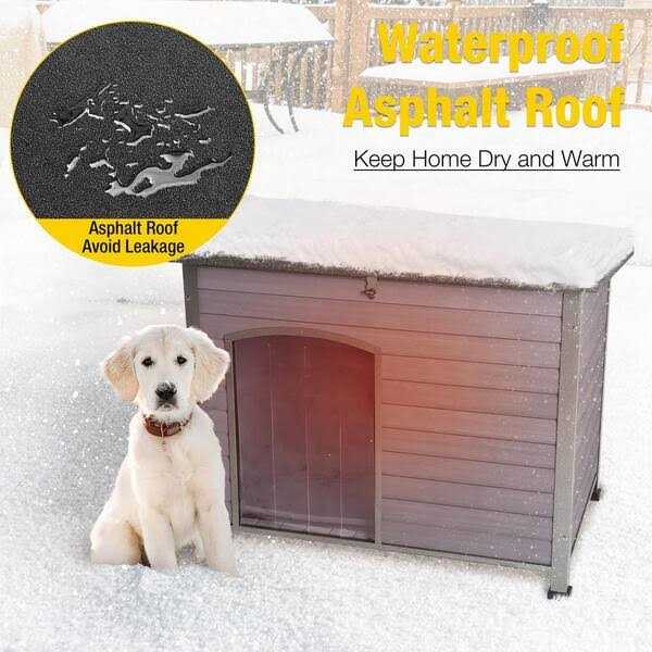Insulated Outdoor Dog House with Liner G2699