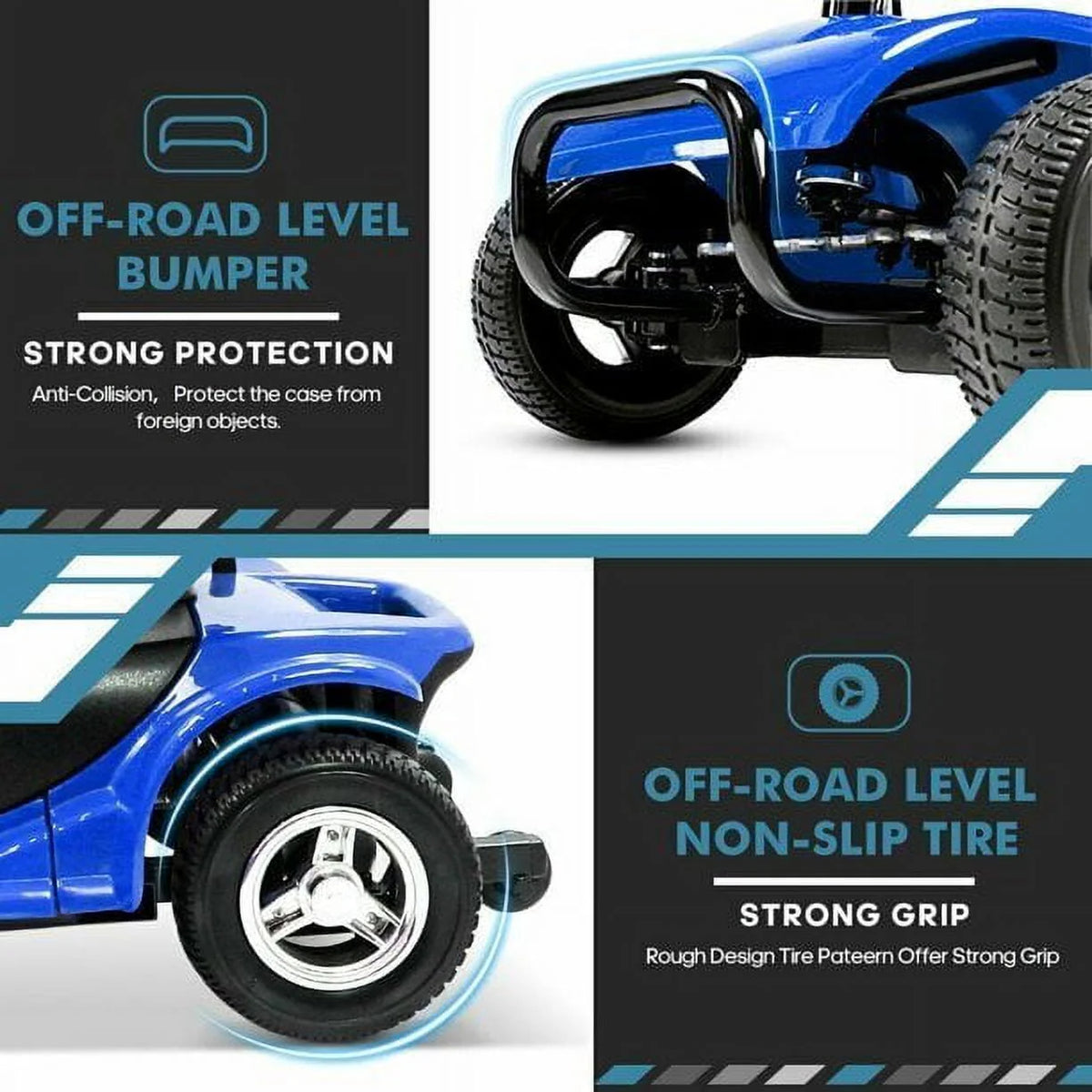 4 Wheel Folding Electric Powered Mobility Scooter P107902