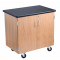 Black Mobile Storage Cabinet K411432