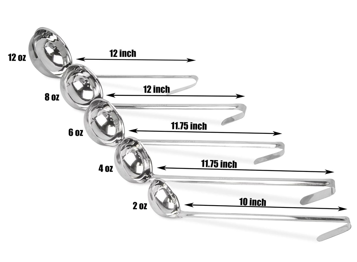 12 Oz Stainless Steel Soup Ladle O896