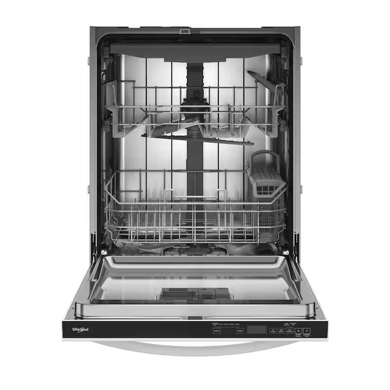 White Built-In Dishwasher with 3rd Rack O460