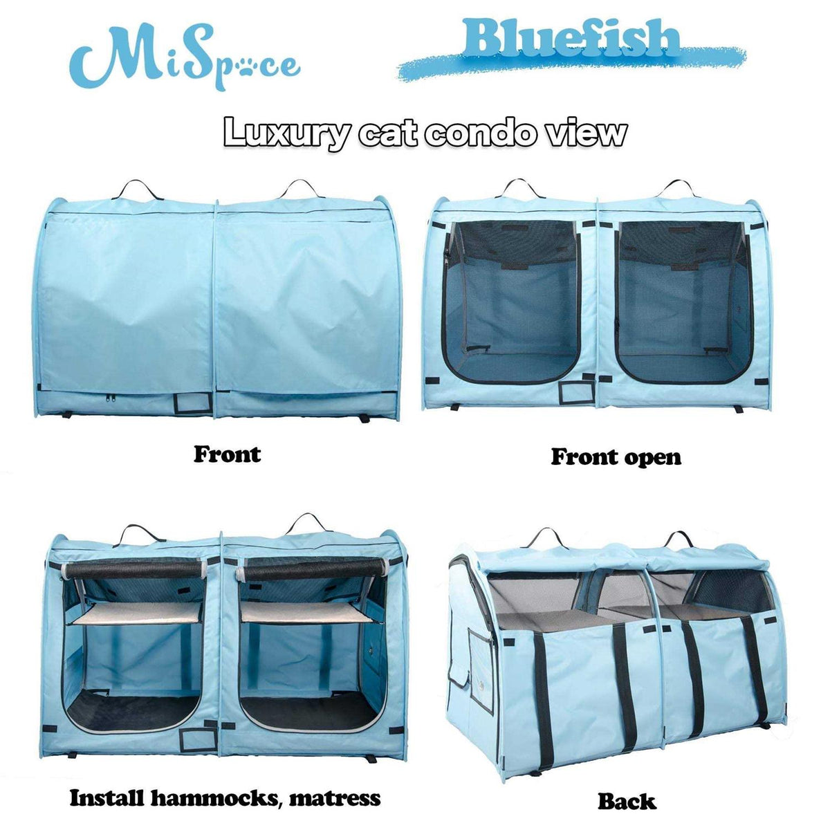 Portable Twin Compartment Cat Cage P304413