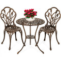 3-Piece Cast Aluminum Patio Bistro Furniture Set H812979