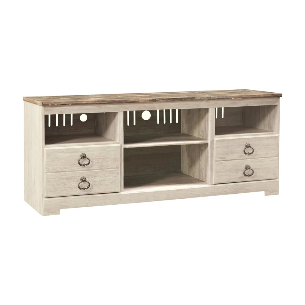 Whitewash TV Stand U9340