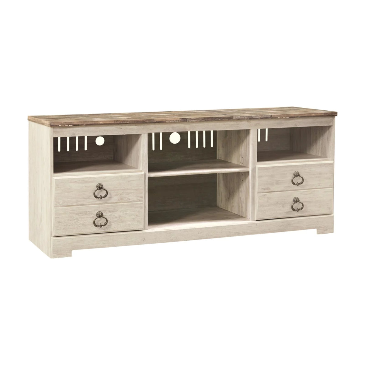 Whitewash TV Stand U9340