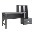 Contemporary Distressed Gray Wood Desk M890