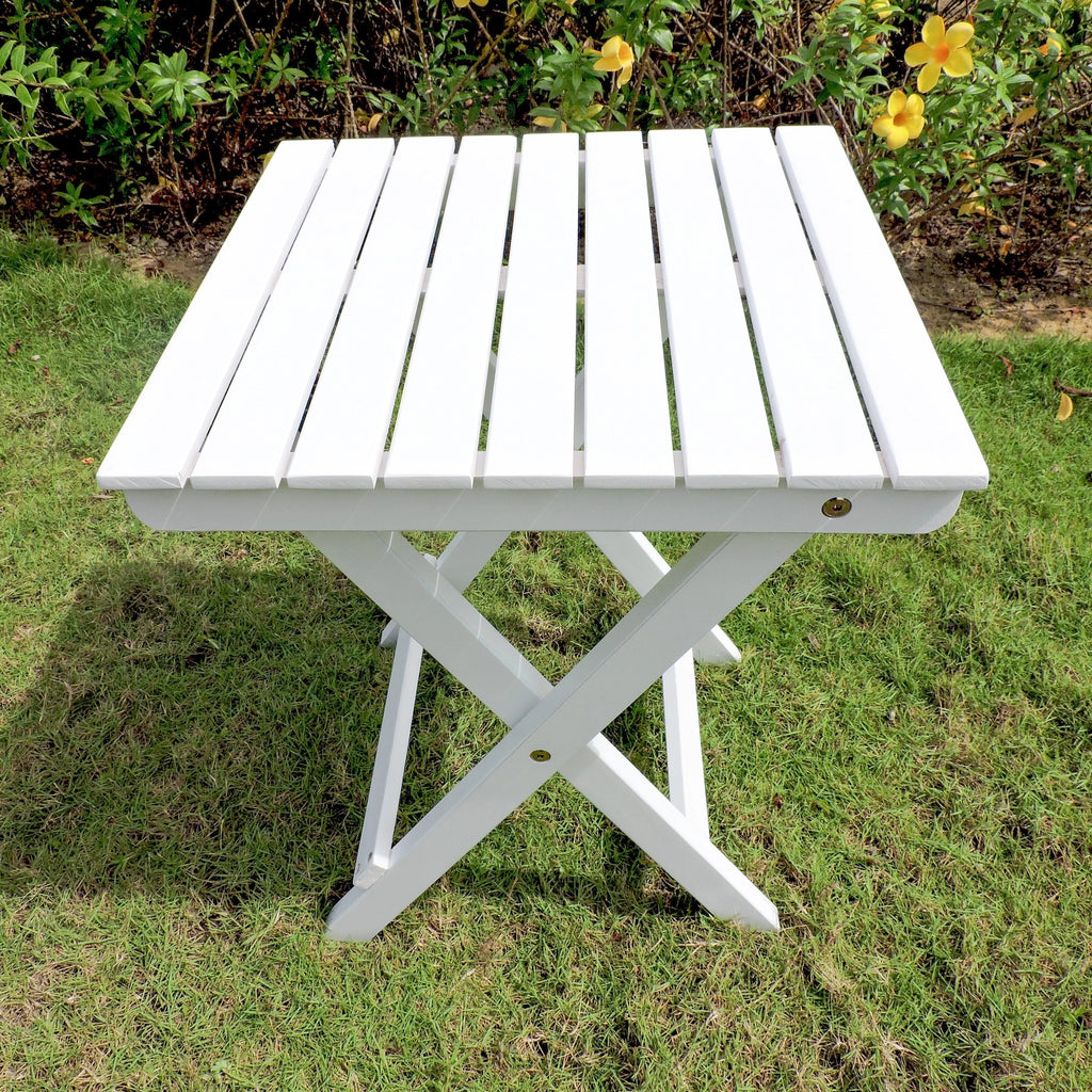 Sky Blue 16-inch Folding Side Table T149