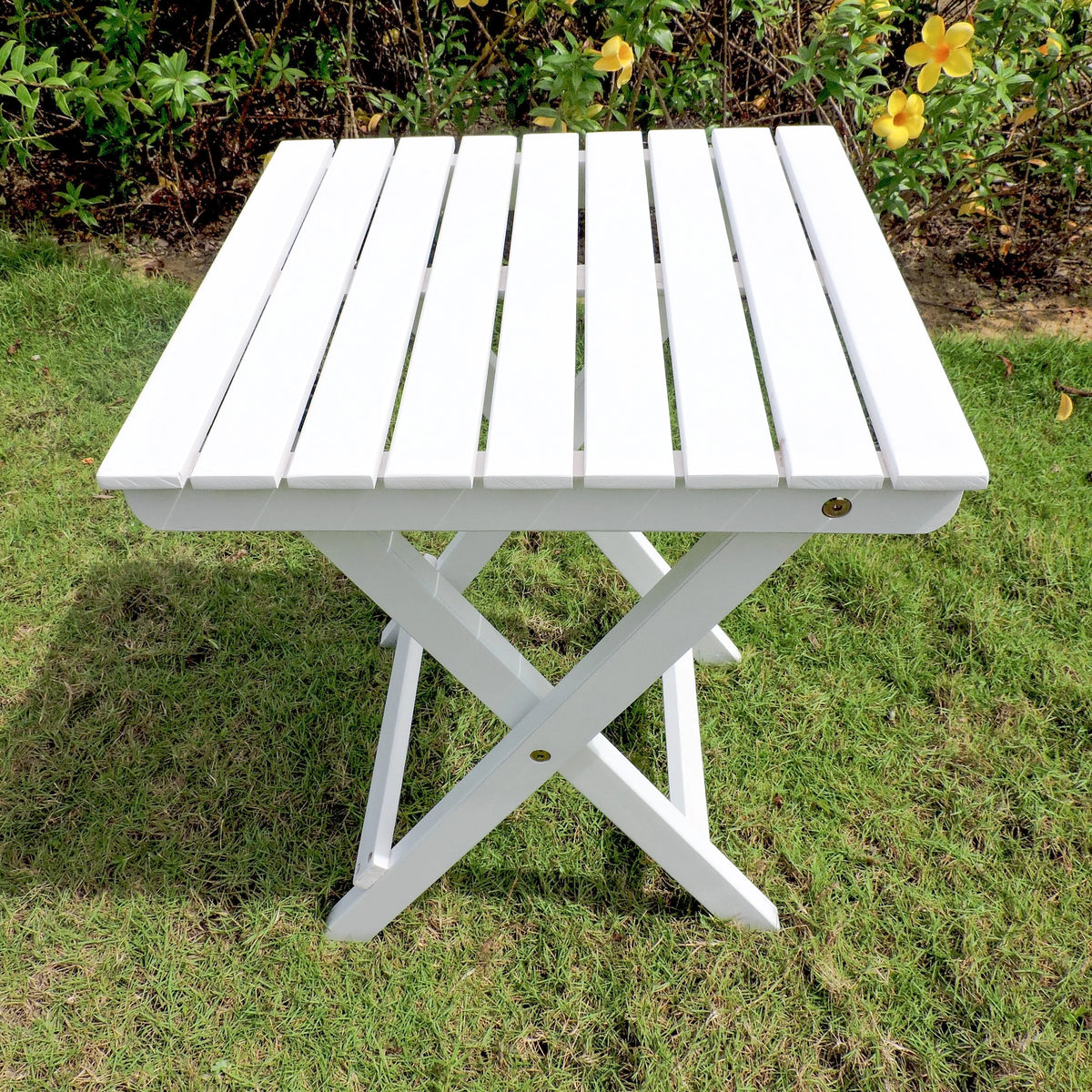 Sky Blue 16-inch Folding Side Table T149