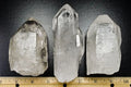 3 pcs Huge Clear Crystal Quartz Points Z8383