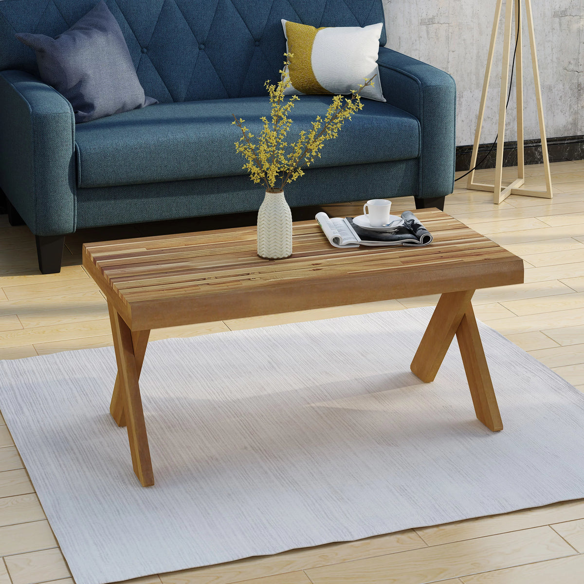 Acacia Wood Coffee Table E22496