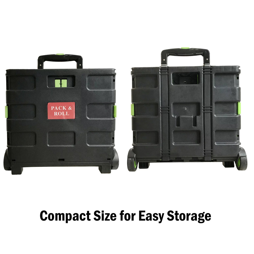 Collapsible Wheeled Rolling Cart 15 x 16 x 14.5 inch Y844