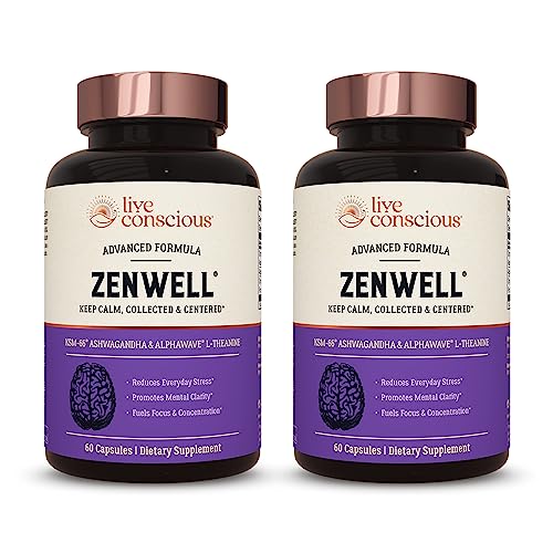 Ashwagandha Supplement with L Theanine 60 Capsules 2-Pack S6146