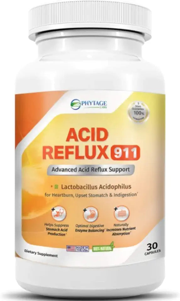 Acid Reflux Supplement 30 Capsules K10437