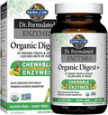 Organic Digestive Enzymes with Papain, Bromelain, Lipase, 90 Chewables M84125